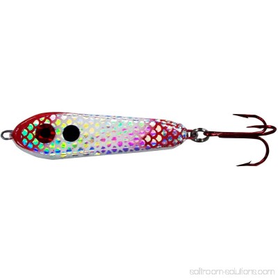 Fle-Fly Classic Slab Jigging Spoon, 1.5 oz, Red 550265791